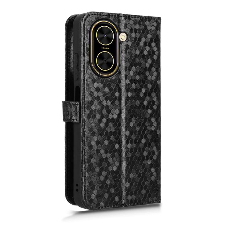 For Redmi A5 4G 173.3mm Honeycomb Dot Texture Leather Phone Case