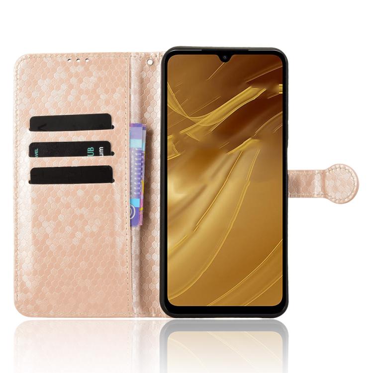 For Redmi A5 4G 173.3mm Honeycomb Dot Texture Leather Phone Case