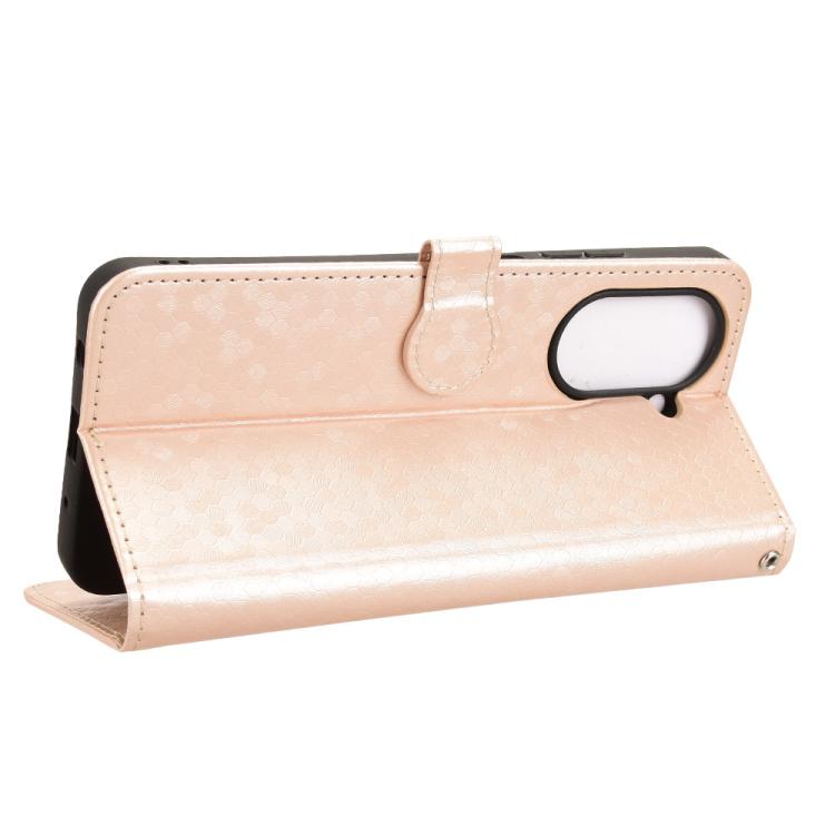 For Redmi A5 4G 173.3mm Honeycomb Dot Texture Leather Phone Case