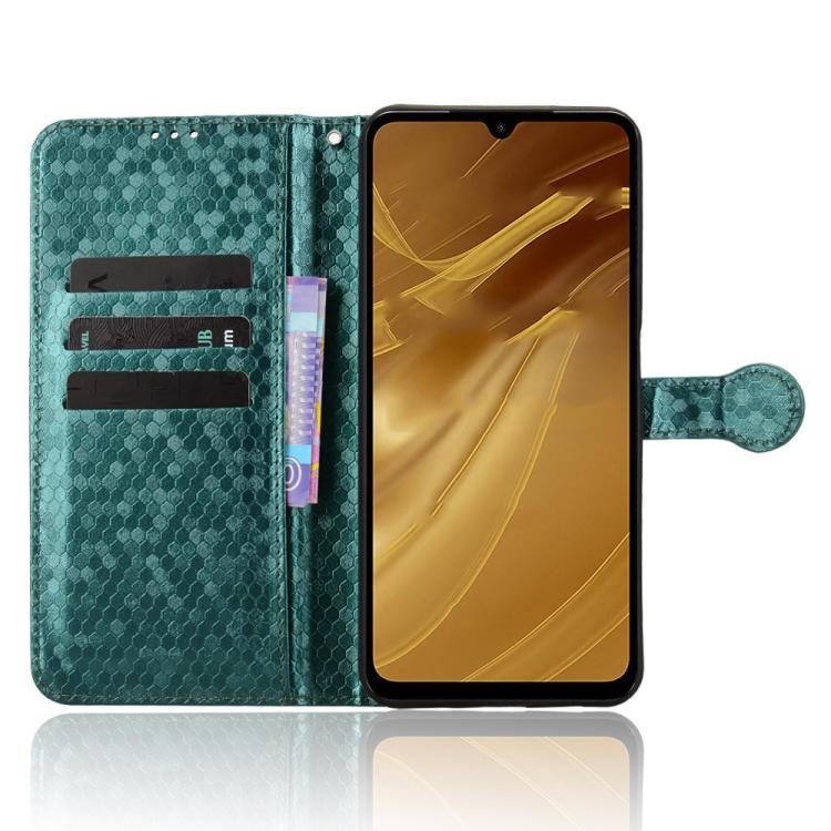 For Redmi A5 4G 173.3mm Honeycomb Dot Texture Leather Phone Case
