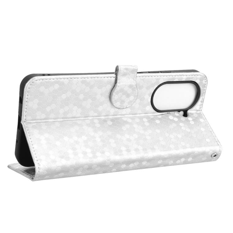 For Redmi A5 4G 173.3mm Honeycomb Dot Texture Leather Phone Case