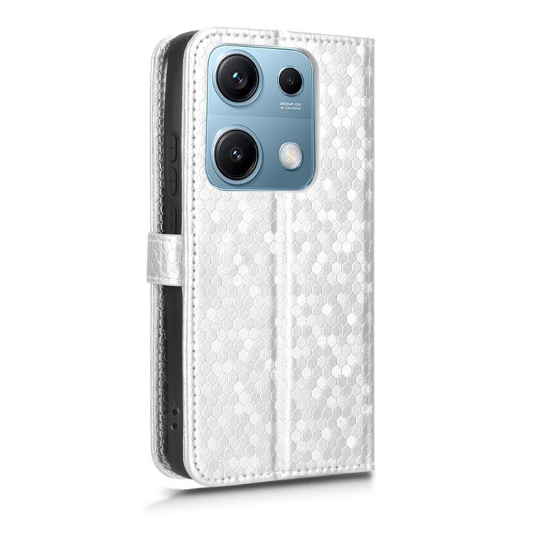 For Redmi Note 14S Honeycomb Dot Texture Leather Phone Case