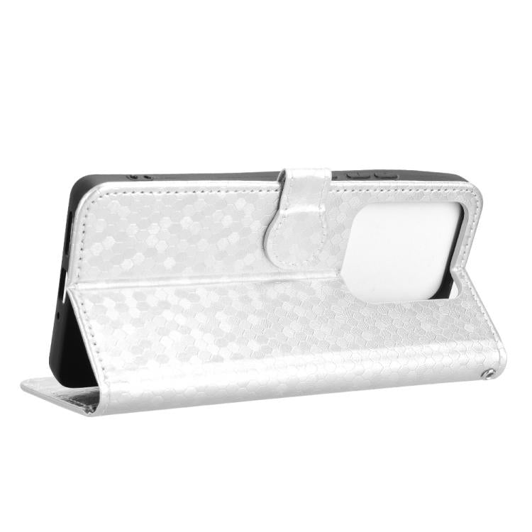 For Redmi Note 14S Honeycomb Dot Texture Leather Phone Case