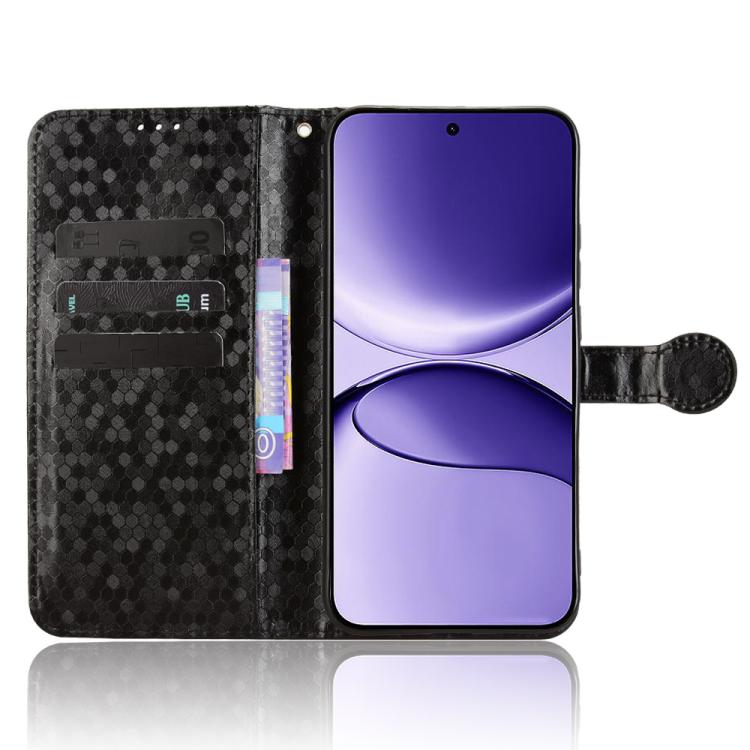 For Redmi Turbo 4 Pro 5G Honeycomb Dot Texture Leather Phone Case