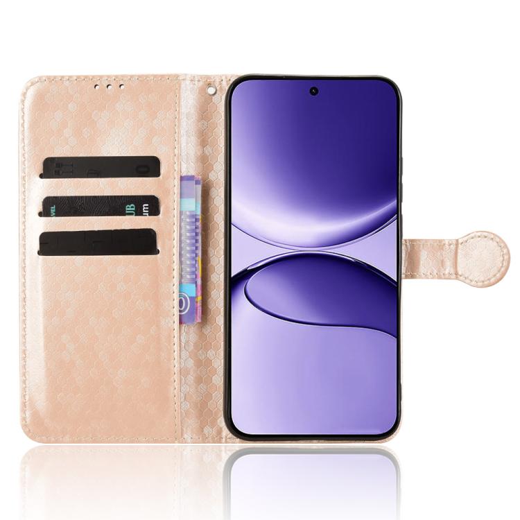 For Redmi Turbo 4 Pro 5G Honeycomb Dot Texture Leather Phone Case