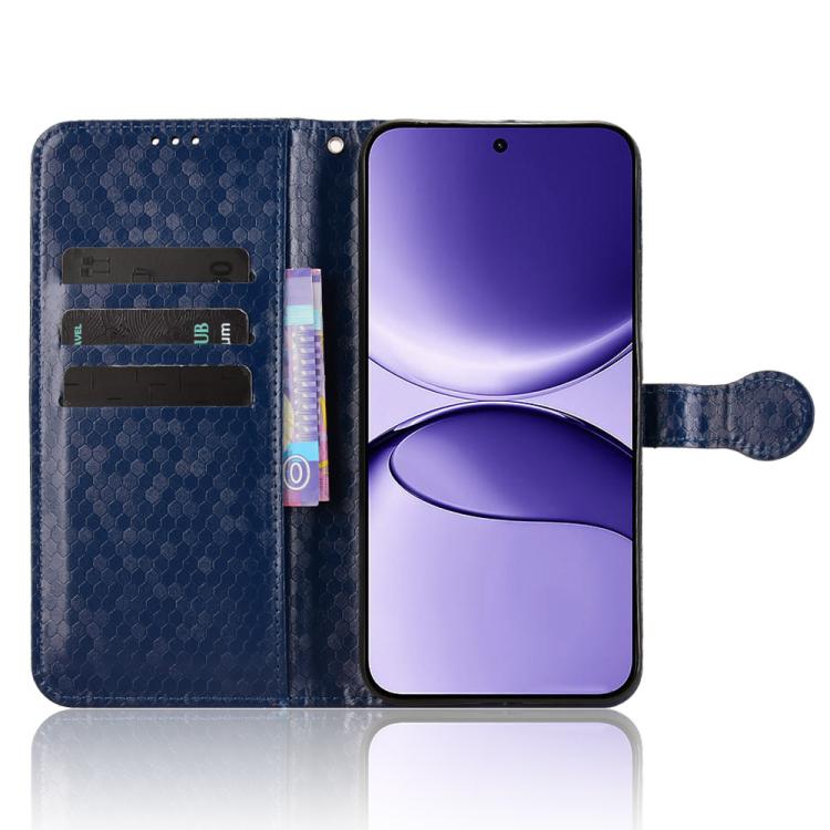For Redmi Turbo 4 Pro 5G Honeycomb Dot Texture Leather Phone Case
