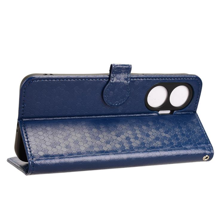 For Redmi Turbo 4 Pro 5G Honeycomb Dot Texture Leather Phone Case
