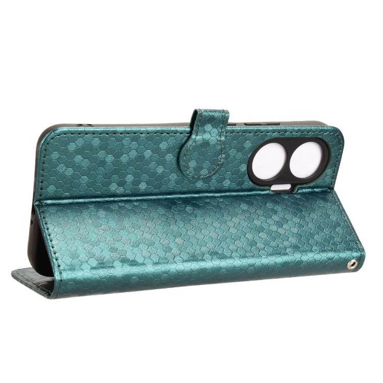 For Redmi Turbo 4 Pro 5G Honeycomb Dot Texture Leather Phone Case