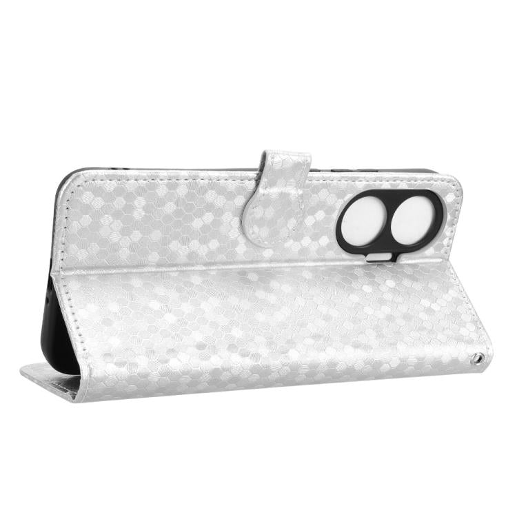 For Redmi Turbo 4 Pro 5G Honeycomb Dot Texture Leather Phone Case