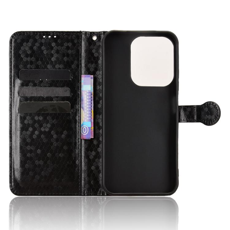 For Redmi 15C 5G / 4G EU 173mm / Poco C85 5G Honeycomb Dot Texture Leather Phone Case