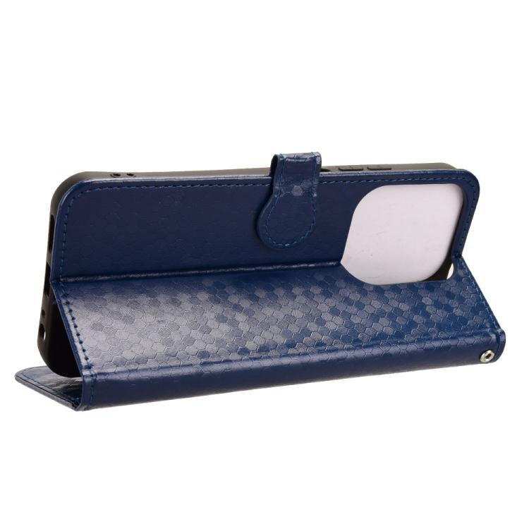 For Redmi 15C 5G / 4G EU 173mm / Poco C85 5G Honeycomb Dot Texture Leather Phone Case