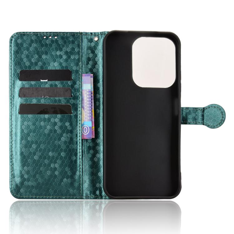 For Redmi 15C 5G / 4G EU 173mm / Poco C85 5G Honeycomb Dot Texture Leather Phone Case