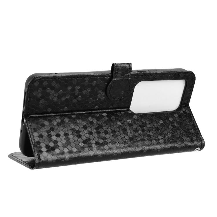 For Redmi 15 5G / 4G EU 171mm Honeycomb Dot Texture Leather Phone Case