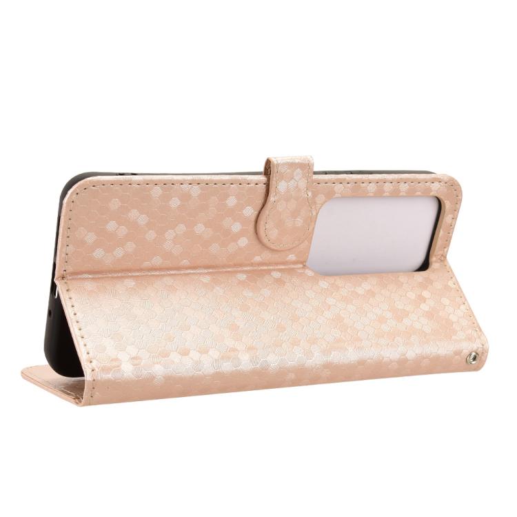 For Redmi 15 5G / 4G EU 171mm Honeycomb Dot Texture Leather Phone Case