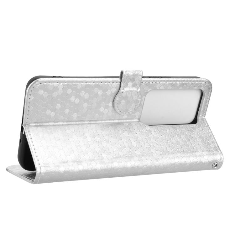 For Redmi 15 5G / 4G EU 171mm Honeycomb Dot Texture Leather Phone Case