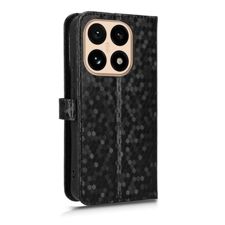 For Xiaomi 15T 5G Honeycomb Dot Texture Leather Phone Case