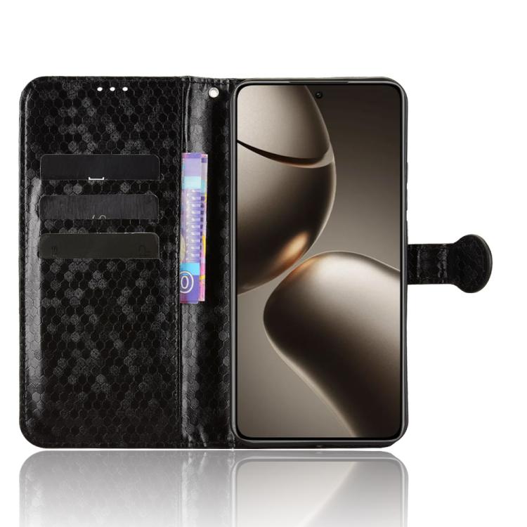 For Xiaomi 15T 5G Honeycomb Dot Texture Leather Phone Case