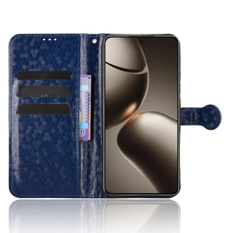 For Xiaomi 15T 5G Honeycomb Dot Texture Leather Phone Case
