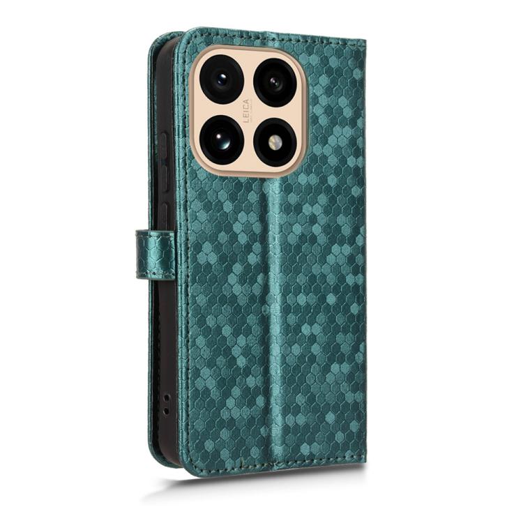 For Xiaomi 15T 5G Honeycomb Dot Texture Leather Phone Case