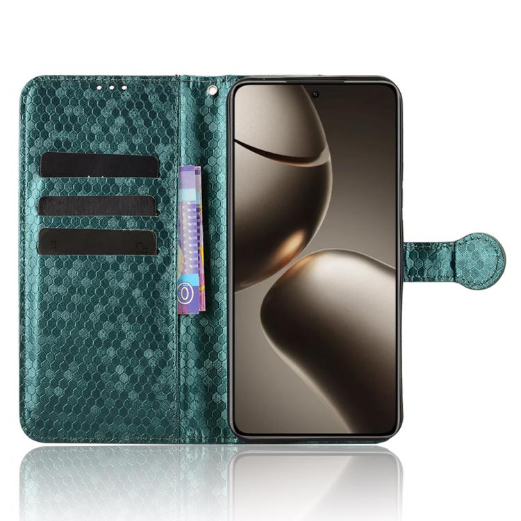 For Xiaomi 15T 5G Honeycomb Dot Texture Leather Phone Case