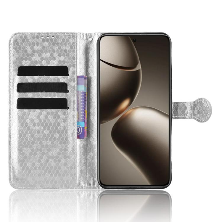 For Xiaomi 15T 5G Honeycomb Dot Texture Leather Phone Case