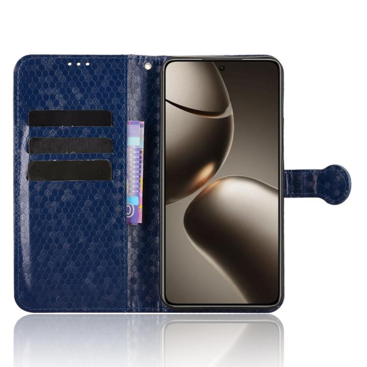 For Xiaomi 15T Pro 5G Honeycomb Dot Texture Leather Phone Case