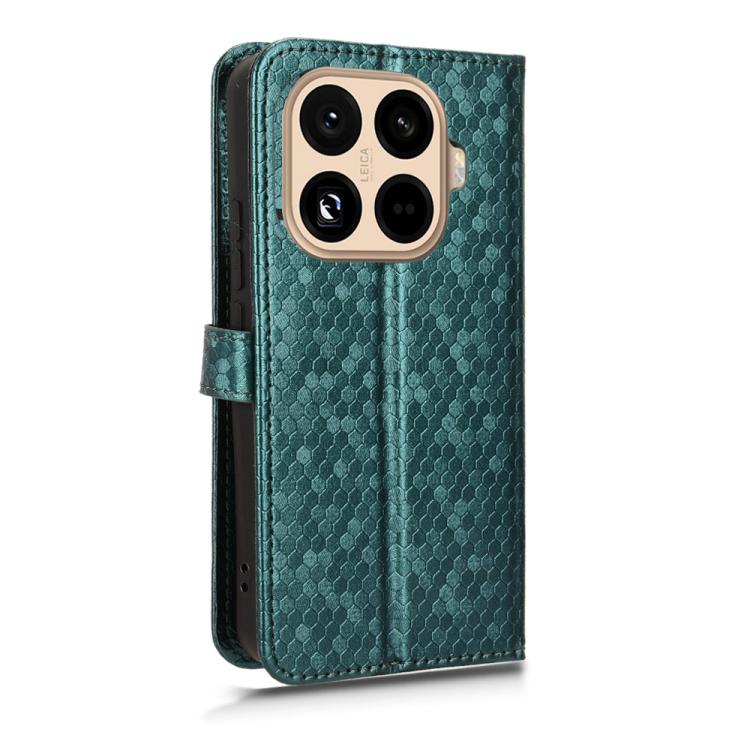 For Xiaomi 15T Pro 5G Honeycomb Dot Texture Leather Phone Case
