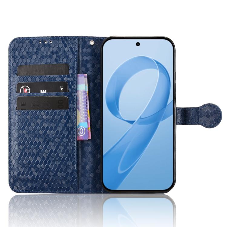 For Redmi K90 5G / Poco F8 Pro Honeycomb Dot Texture Leather Phone Case