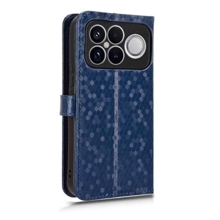For Redmi K90 Pro Max 5G / Poco F8 Ultra Honeycomb Dot Texture Leather Phone Case