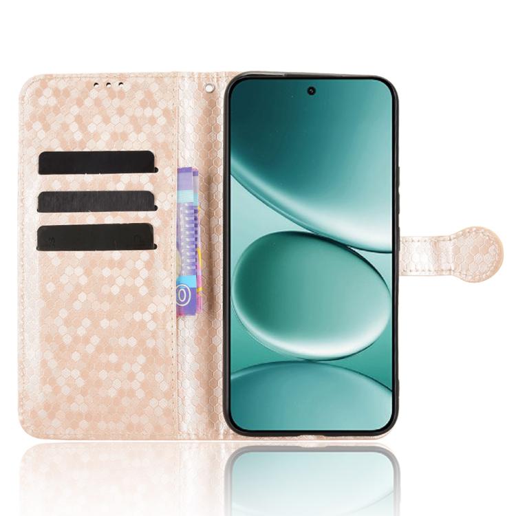 For Redmi Note 15 Pro 4G Global 163.2mm Honeycomb Dot Texture Leather Phone Case