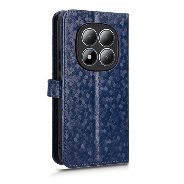For Redmi Note 15 Pro 4G Global 163.2mm Honeycomb Dot Texture Leather Phone Case