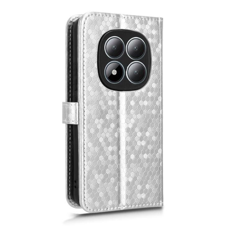 For Redmi Note 15 Pro 4G Global 163.2mm Honeycomb Dot Texture Leather Phone Case