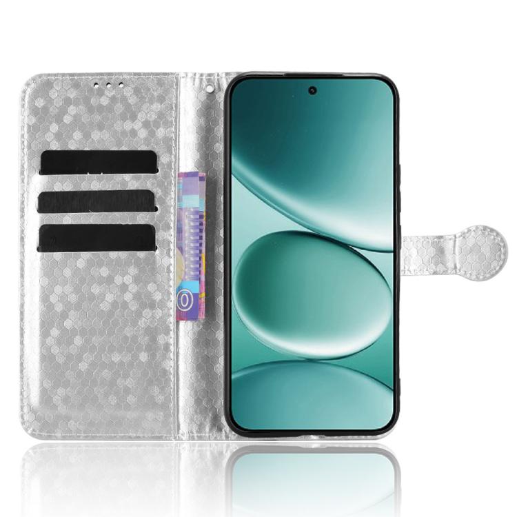 For Redmi Note 15 Pro 4G Global 163.2mm Honeycomb Dot Texture Leather Phone Case