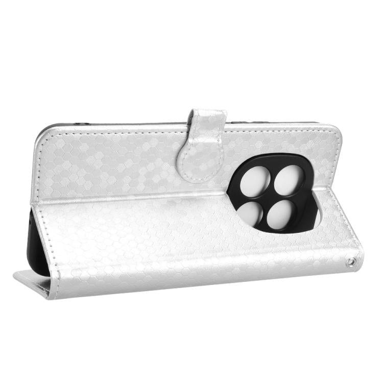 For Redmi Note 15 Pro 4G Global 163.2mm Honeycomb Dot Texture Leather Phone Case