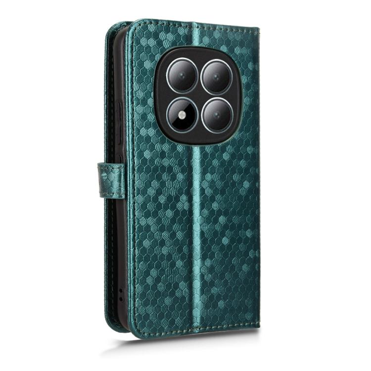 For Redmi Note 15 5G / 4G 164mm / Poco M8 5G Honeycomb Dot Texture Leather Phone Case