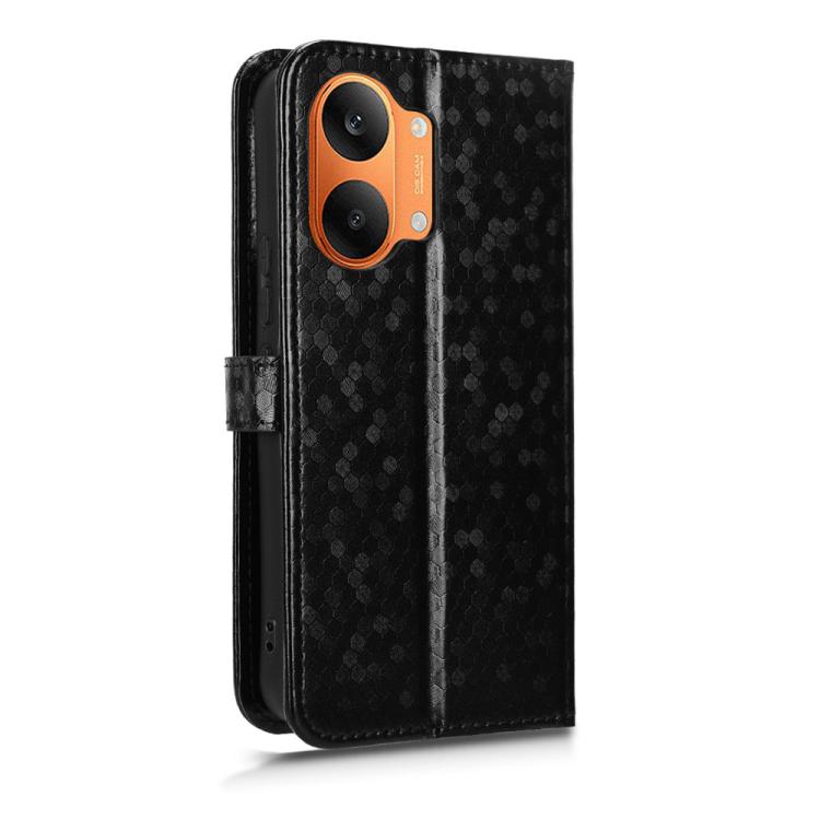 For Redmi Turbo 5 Max 5G / Poco X8 Pro Max 5G Honeycomb Dot Texture Leather Phone Case