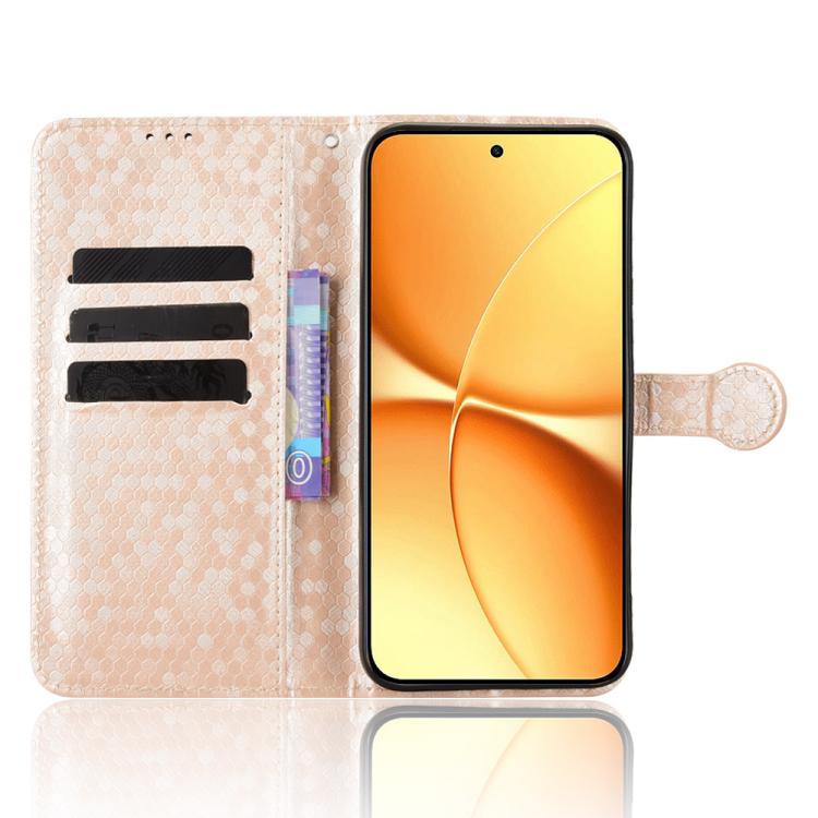 For Redmi Turbo 5 Max 5G / Poco X8 Pro Max 5G Honeycomb Dot Texture Leather Phone Case