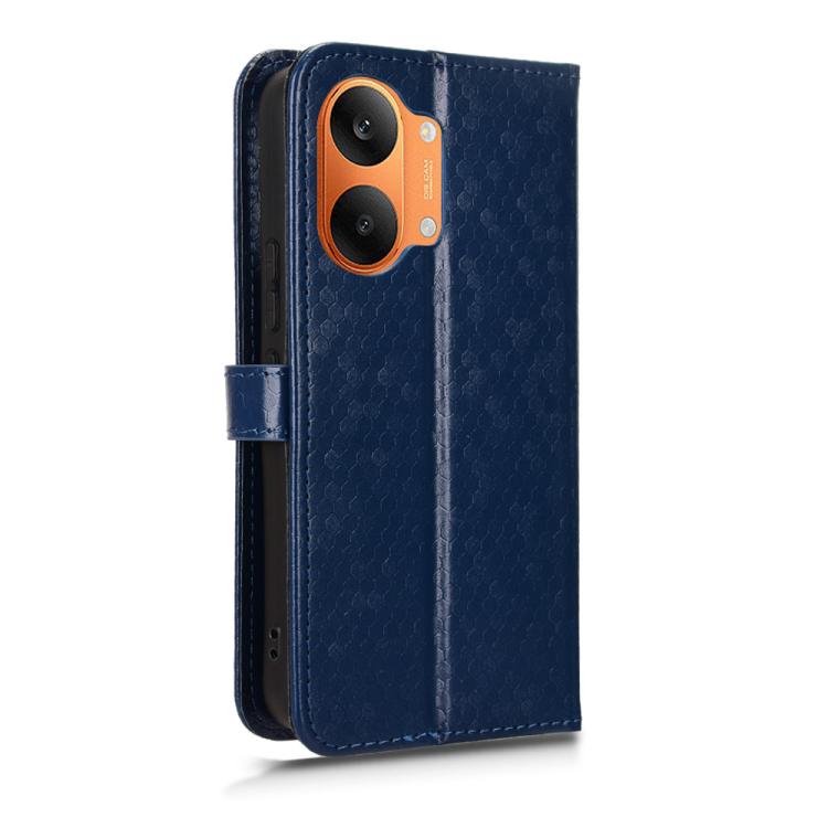 For Redmi Turbo 5 Max 5G / Poco X8 Pro Max 5G Honeycomb Dot Texture Leather Phone Case