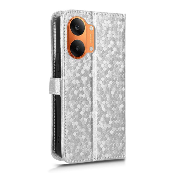 For Redmi Turbo 5 Max 5G / Poco X8 Pro Max 5G Honeycomb Dot Texture Leather Phone Case