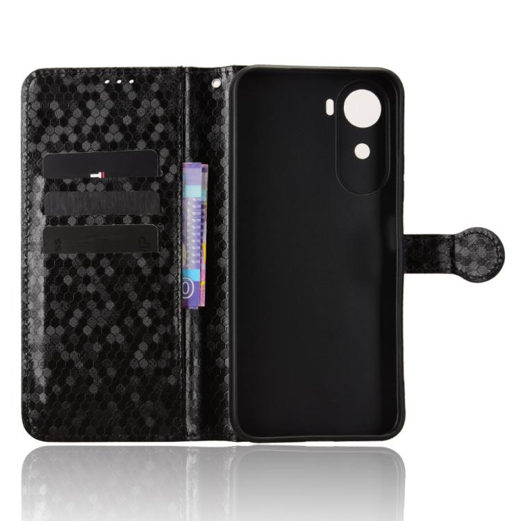 For Redmi A7 Pro 171mm / Poco C85x 5G Honeycomb Dot Texture Leather Phone Case