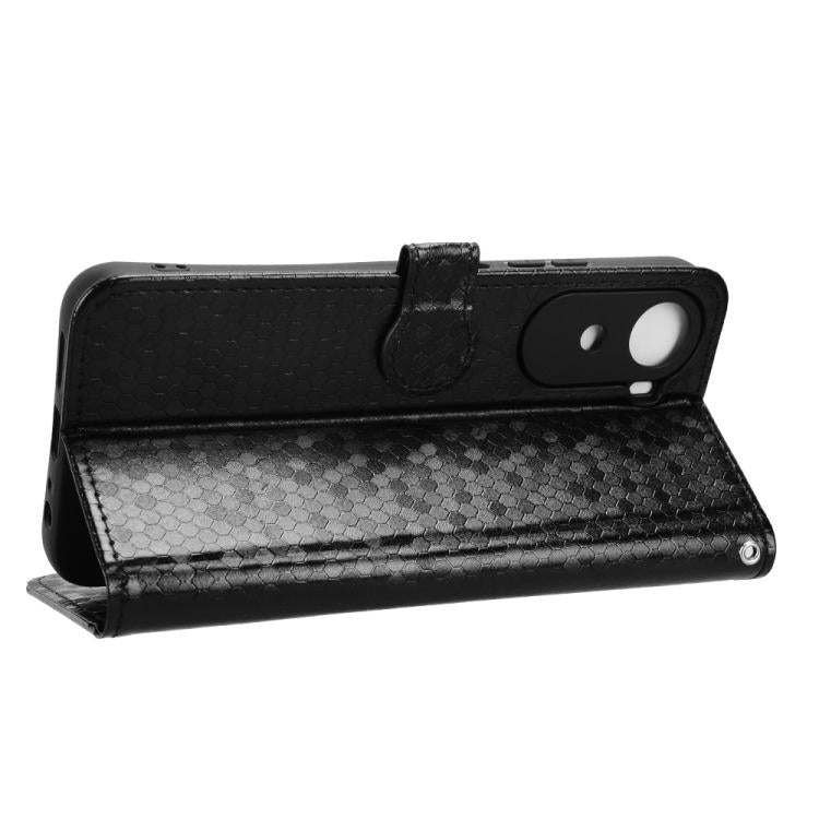 For Redmi A7 Pro 171mm / Poco C85x 5G Honeycomb Dot Texture Leather Phone Case