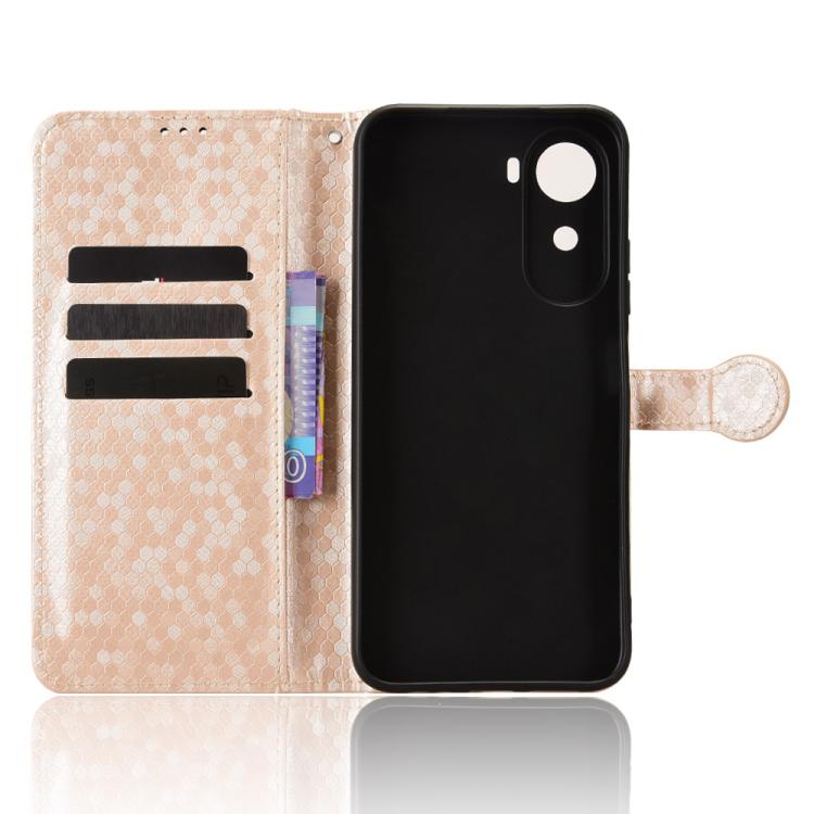 For Redmi A7 Pro 171mm / Poco C85x 5G Honeycomb Dot Texture Leather Phone Case