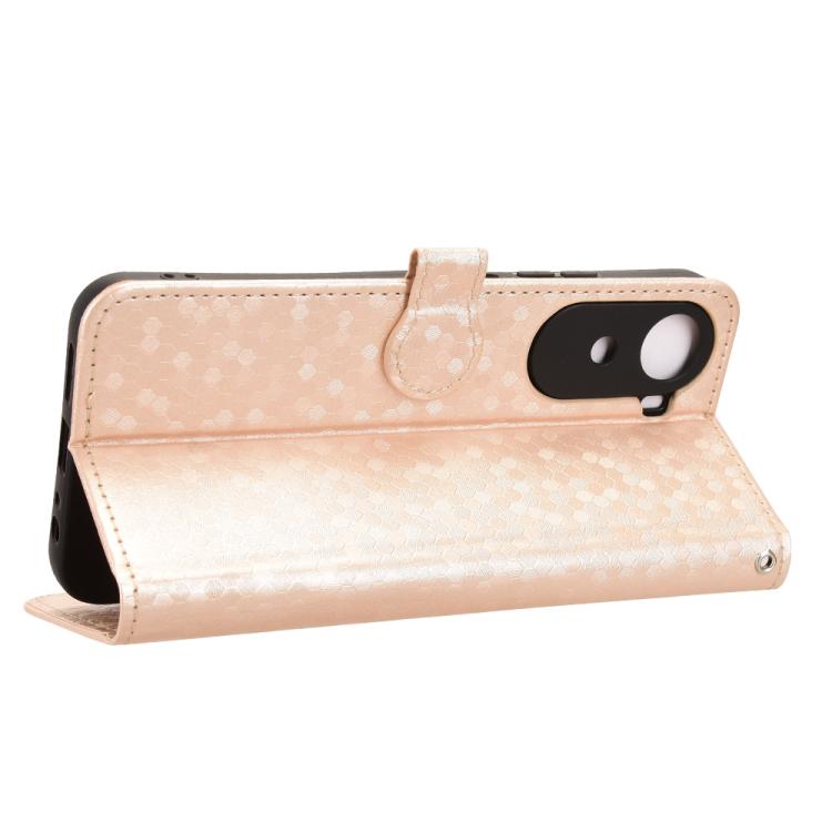 For Redmi A7 Pro 171mm / Poco C85x 5G Honeycomb Dot Texture Leather Phone Case