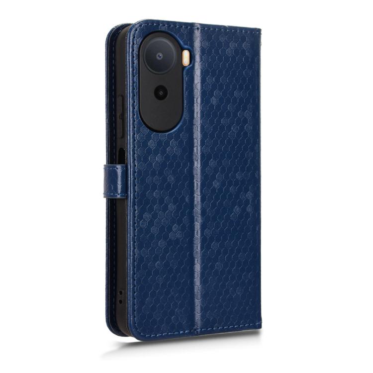 For Redmi A7 Pro 171mm / Poco C85x 5G Honeycomb Dot Texture Leather Phone Case