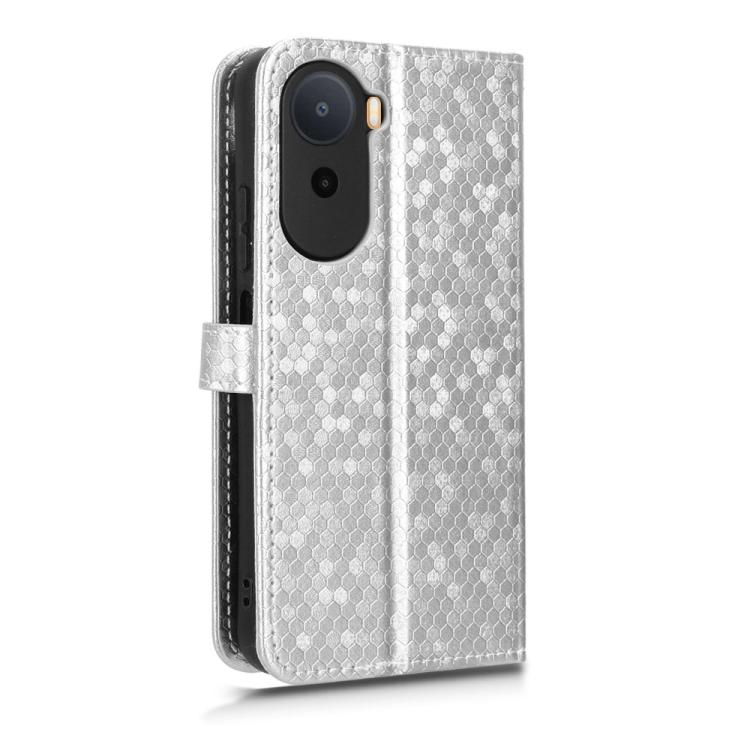 For Redmi A7 Pro 171mm / Poco C85x 5G Honeycomb Dot Texture Leather Phone Case
