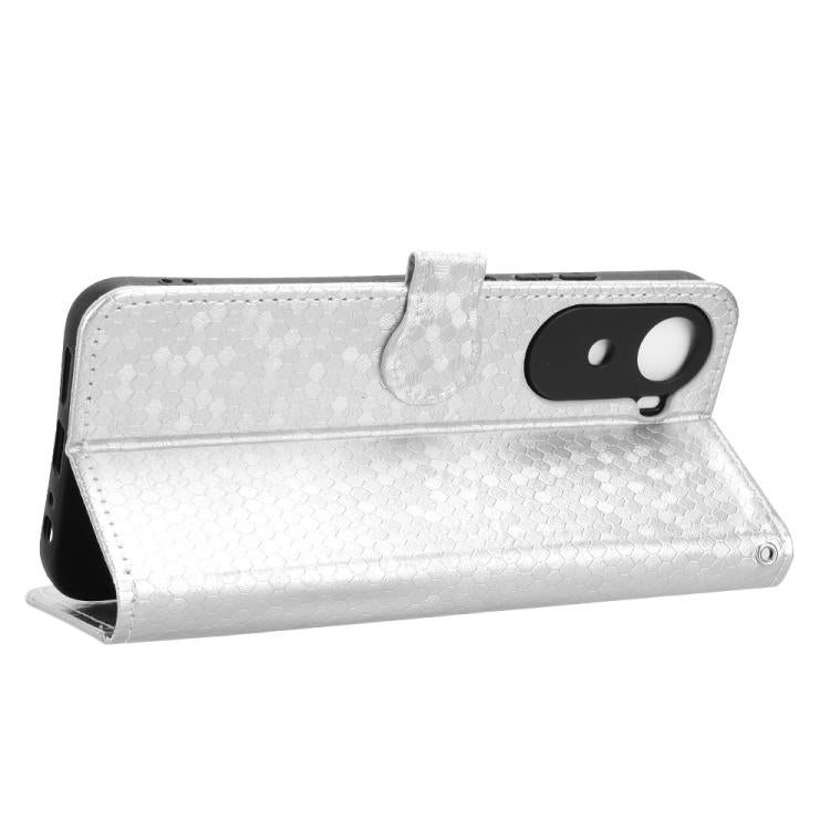 For Redmi A7 Pro 171mm / Poco C85x 5G Honeycomb Dot Texture Leather Phone Case