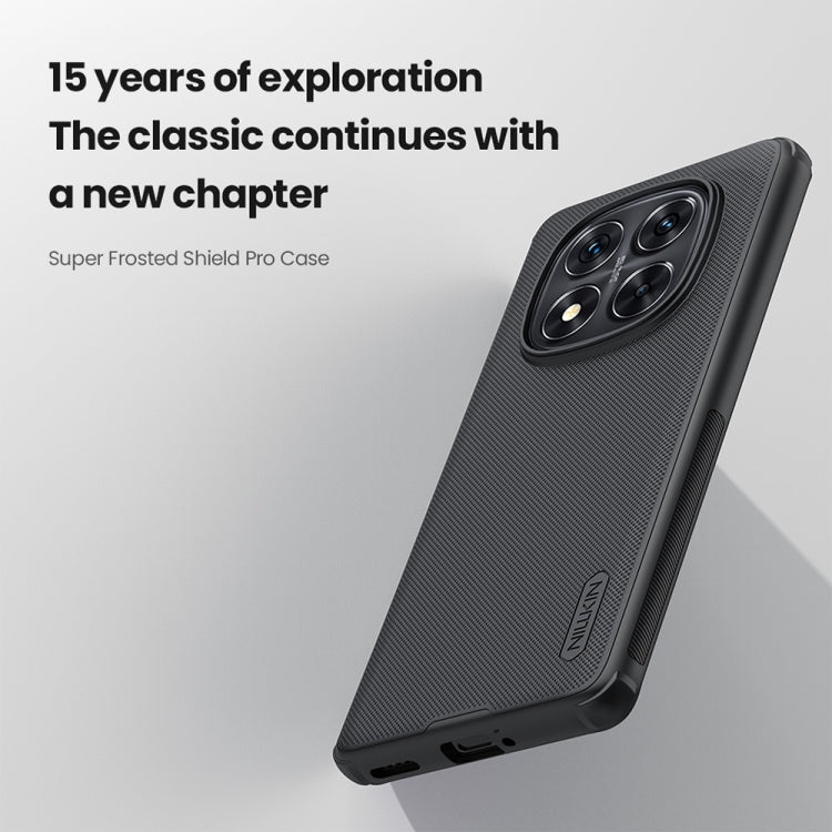 For Redmi Note 14 Pro+ 5G NILLKIN Frosted Shield Pro PC + TPU Phone Case