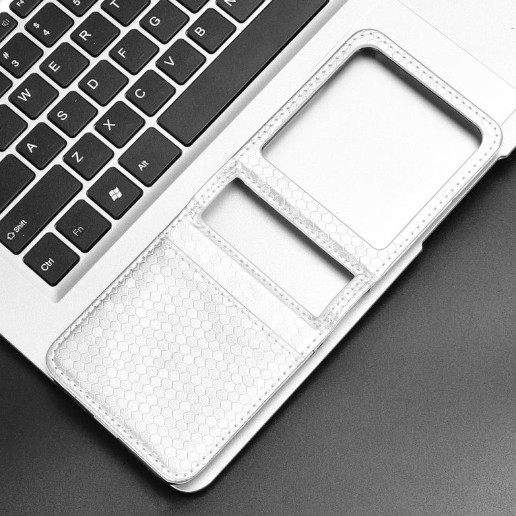 For Motorola Razr 50 Honeycomb Dot Texture Card Slot Leather Phone Case