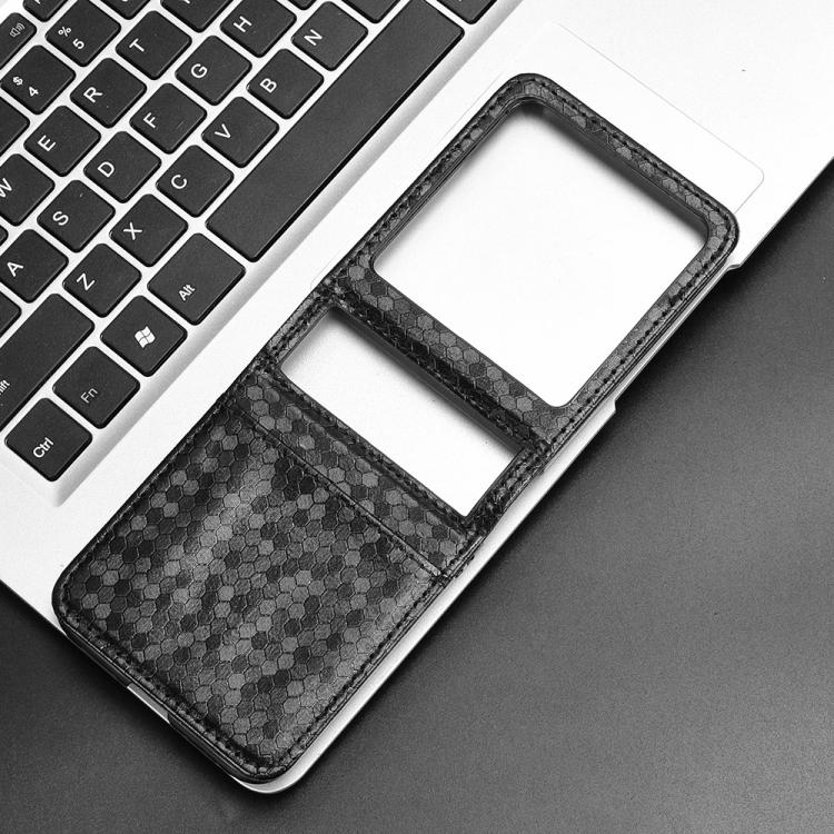 For Motorola Razr 60 Honeycomb Dot Texture Card Slot Leather Phone Case