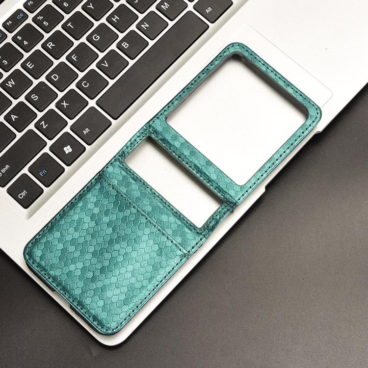 For Motorola Razr 60 Honeycomb Dot Texture Card Slot Leather Phone Case